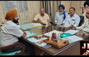 ਚੋਣਕਾਰ ਰਜਿਸਟ੍ਰੇਸ਼ਨ ਅਫਸਰ 068 ਦਾਖਾ ਦੀ ਪ੍ਰਧਾਨਗੀ ‘ਚ ਸਮੂਹ ਰਾਜਨੀਤਿਕ ਪਾਰਟੀਆਂ ਦੇ ਪ੍ਰਤੀਨਿਧਾਂ ਨਾਲ ਮੀਟਿੰਗ