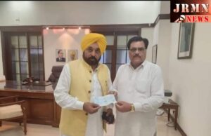 ਵਿਧਾਇਕ ਬੱਗਾ ਵਲੋਂ ਆਪਣੀ ਇੱਕ ਮਹੀਨੇ ਦੀ ਤਨਖਾਹ ਦਾ ਚੈਕ ਰਾਹਤ ਫੰਡ ਵਜੋਂ ਮੁੱਖ ਮੰਤਰੀ ਨੂੰ ਸੌਂਪਿਆ