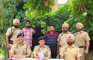 ਲੁਧਿਆਣਾ ਪੁਲਿਸ ਵੱਲੋਂ ਨਸ਼ਿਆਂ ਵਿਰੁੱਧ ਕਾਰਵਾਈ ਕਰਦਿਆਂ ਅੱਜ 01 ਦੋਸ਼ੀ ਨੂੰ ਗਿਰਫ਼ਤਾਰ ਕੀਤਾ ਗਿਆ ਜਿਸ ਪਾਸੋਂ 125 ਗ੍ਰਾਮ ਹੈਰੋਇਨ ਅਤੇ 01 ਮੋਟਰਸਾਈਕਲ ਬਰਾਮਦ ਕੀਤੀ ਗਿਆ !