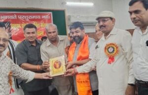 पंचायत भवन अम्बाला शहर के सभागार में ब्राहाण एकता शक्ति संगठन जिला अम्बाला द्वारा आयोजित कार्यक्रम में बतौर मुख्यअतिथि !