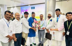 मुख्यमंत्री ठाकुर सुखविंदर सिंह सुक्खू ने आज कांग्रेस कार्य समिति की बैठक के लिए हैदराबाद हवाई अड्डे पहुंचने पर !