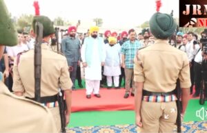 CM Bhagwant Mann Delhi CM Arvind Kejriwal inaugurating School of Eminence at Amritsar.