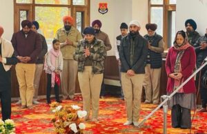 Commissioner of Police Ludhiana, sought divine blessings at Gurdwara Sahib, Police Lines and also extended heartfelt !