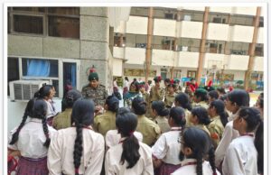 3 पंजाब गर्ल्स बटालियन एनसीसी लुधियाना द्वारा मॉक ड्रिल का आयोजन