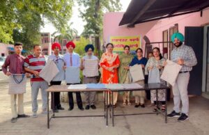 ਪੋਲੀਥਿਨ ਦੀ ਲਗਾਤਾਰ ਵੱਧ ਰਹੀ ਵਰਤੋਂ ਨਾਲ ਗੰਧਲੇ ਹੋ ਰਹੇ ਵਾਤਾਵਰਨ ਦੀ ਸੰਭਾਲ ਲਈ ਬੱਚਿਆਂ ਨੂੰ ਕੀਤਾ ਜਾਗਰੂਕ