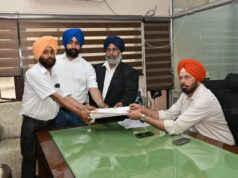 ਸਰਦਾਰ ਗੁਰਦੀਪ ਸਿੰਘ ਕਾਹਲੋ ਉਮੀਦਵਾਰ ਦੇ ਤੌਰ ਤੇ ਲੁਧਿਆਣਾ ਪੱਛਮੀ ਤੋਂ ਆਪਣੇ ਨਾਮਜਦਗੀ ਕਾਗਜ ਦਾਖਲ