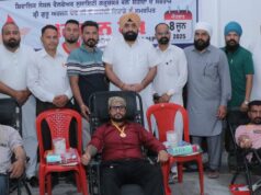 ਖੂਨਦਾਨ ਕੈਂਪ ਮੋਕੇ 40 ਯੂਨਿਟ ਬਲੱਡ ਇੱਕਤਰ