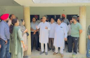 ਚੇਅਰਮੈਨ ਰਮਨ ਬਹਿਲ ਨੇ ਚਾਰ ਆਮ ਆਦਮੀ ਕਲੀਨਿਕਾਂ ਦੀ ਉਸਾਰੀ ਦਾ ਕੰਮ ਅੱਜ ਸ਼ੁਰੂ ਕਰਵਾਇਆ