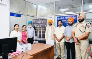 ਖੰਨਾ ’ਚ ਸ਼ੁਰੂ ਹੋਈ ਈਜੀ ਰਜਿਸਟਰੀ ਪ੍ਰਣਾਲੀ : ਕੈਬਨਿਟ ਮੰਤਰੀ ਤਰੁਨਪ੍ਰੀਤ ਸਿੰਘ ਸੌਂਦ